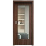 Sapeli Elegant Komfort M40 posuvné ořech americký 90 x 197 cm Čiré sklo – Hledejceny.cz