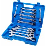 Satra Očkoploché klíče s ráčnou a kloubem, 8 - 22 mm sada 12 ks S-12FGW72 – Hledejceny.cz