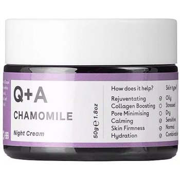 Q+A Night Cream Heřmánkový noční krém 50 g