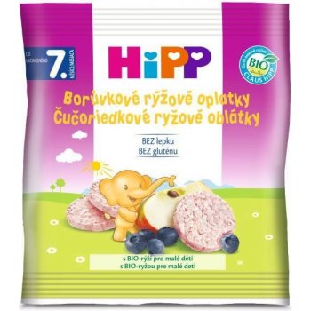 HiPP BIO Borůvkové rýžové oplatky 30 g