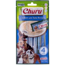 Inaba Churu dog snack kuře a tuňák 4 x 14 g