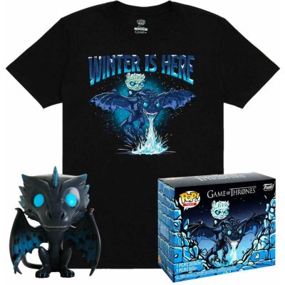 Funko Game of Thrones POP box! POP a tričko Icy Viserion exclusive černá