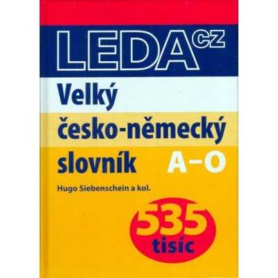 Velký česko-německý slovník 535 tisíc Siebenschein a kol. – Zbozi.Blesk.cz
