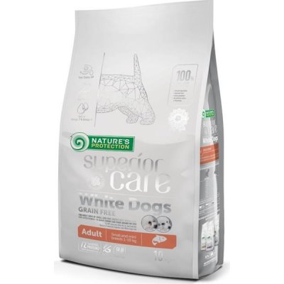 Nature's Protection Superior Care White Dogs Small Breeds Grain Free Salmon 10 kg