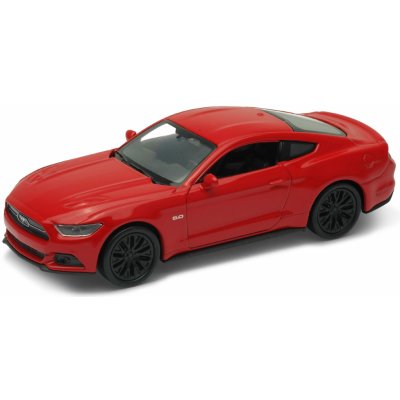 Welly Ford Mustang GT 2015 model červená 1:34 – Zboží Mobilmania