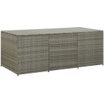 Petromila polyratan 180 x 90 x 75 cm šedý – Zboží Mobilmania
