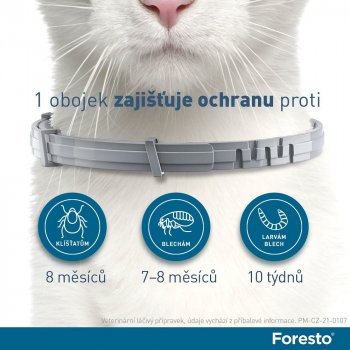 Foresto obojek pro malé psy a kočky do 8 kg 38 cm od 579 Kč - Heureka.cz
