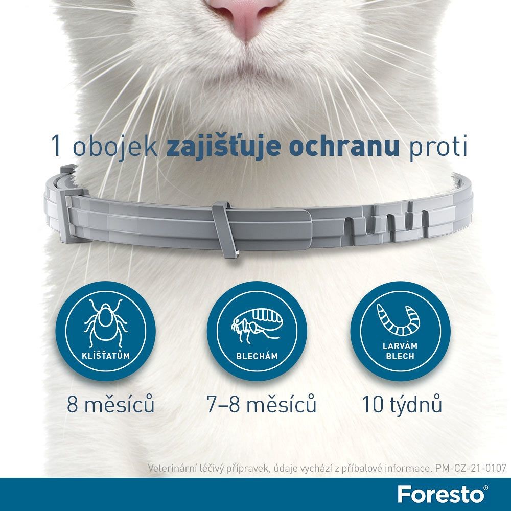 Foresto obojek pro malé psy a kočky do 8 kg 38 cm od 568 Kč - Heureka.cz