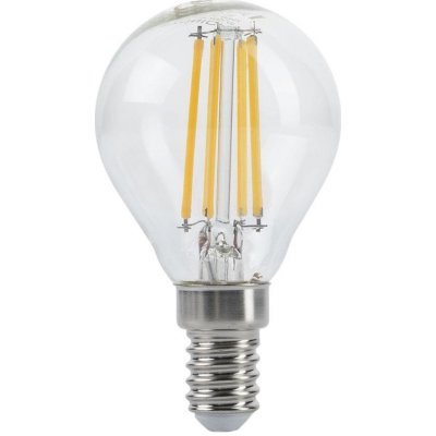 Optonica LED žárovka Filament G45 E14 Clear Glass Stmívatelná 4W Teplá bílá