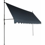 Aga Teleskopická markýza 300x120 cm Šedá – Hledejceny.cz