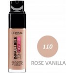 L'Oréal Paris Infallible dlouhotrvající tekutý make-up 110 Rose Vanilla 30 ml – Hledejceny.cz