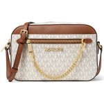 Michael Kors jet set large crossbody logo chain vanilla – Hledejceny.cz