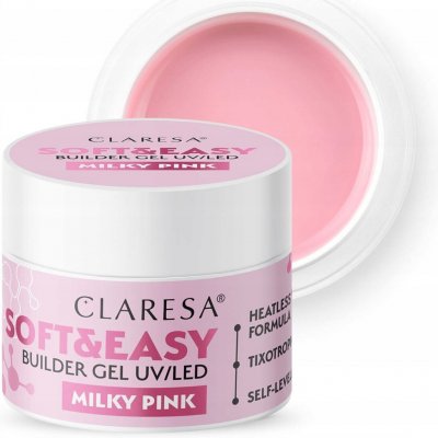 Claresa podkladový stavební gel milky pink 45 ml – Zboží Mobilmania