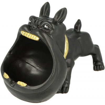 VPKCZ Cigaretový popelník Dog Black/Gold – Sleviste.cz