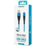 Forever DATAMICROFORBL Shark Datový micro USB, 1m – Sleviste.cz