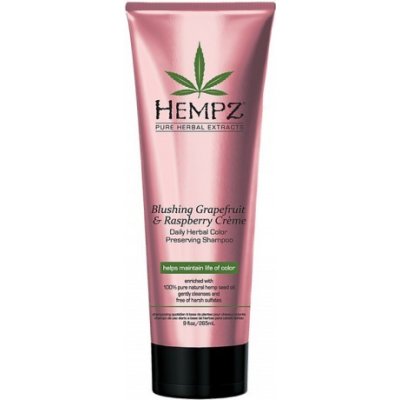 Hempz Denní krémový šampon pro barvené vlasy grapefruit a malina 266 ml