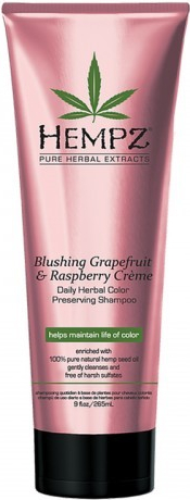 Hempz Denní krémový šampon pro barvené vlasy grapefruit a malina 266 ml