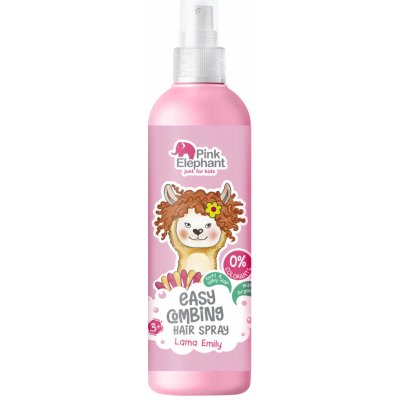 Pink Elephant Lama Emily rozčesávač vlasů pro děti sprej 3+ 150 ml – Zboží Dáma