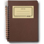 Bobo Retro kroužkový zápisník B6 linkovaný bordo 70 listů – Zboží Živě