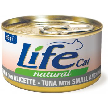 LifeCat Natural Adult Tuňák s Alicette 6 x 85 g