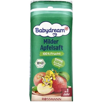 Babydream BIO ovocná šťáva jemné jablko 200 ml – Zboží Dáma
