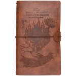 CurePink Pracovní poznámkový blok Harry Potter: Pobertův plánek 19,5 x 12 cm CTBV001 – Zboží Mobilmania