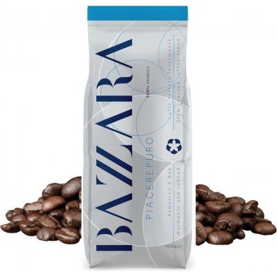 Bazzara Espresso Piacerepuro zrnková 1 kg – Hledejceny.cz