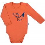 Kojenecké bavlněné body s bočním zapínáním Nicol Fox Club oranžové Kojenecké bavlněné body s bočním zapínáním Nicol Fox Club oranžové – Zbozi.Blesk.cz