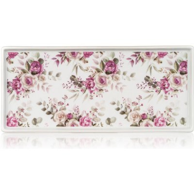 BANQUET Keramický tácek ROSE 27,2x12x1,5cm – Sleviste.cz