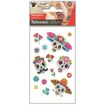 Anděl Tetovací obtisky lebky 10,5 x 6 cm 16048 – Zbozi.Blesk.cz