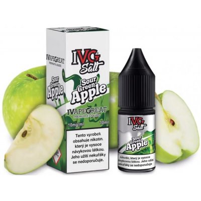 IVG E-Liquids Salt Sour Green Apple 10 ml 20 mg