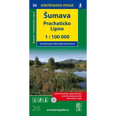 Šumava Prachaticko Lipno 1:100 000 – Sleviste.cz