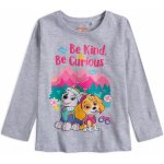 dívčí tričko PAW PATROL BE KIND šedá – Zboží Dáma