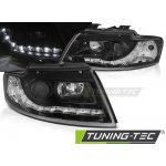 PŘEDNÍ SVĚTLA, SVĚTLOMETY, LAMPY AUDI A4 B6 CABRIO, 2002-2006, ČERNÉ | Zboží Auto