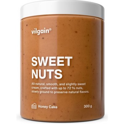 Vilgain Sweet Nuts medovník 300 g – Zboží Mobilmania