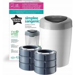 Tommee Tippee Sangenic Simplee 6x Šedý – Zboží Dáma