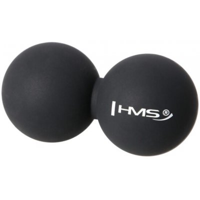 HMS Černý dvojitý masážní míč Lacrosse ball 12 cm BLC02 – Hledejceny.cz