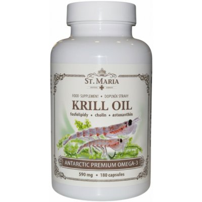St. Maria Olej z krillu 590 mg 180 kapslí – Hledejceny.cz