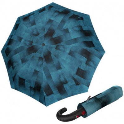 Knirps T.260 Medium Duomatic eko deštník elegantní plně automatický modrý
