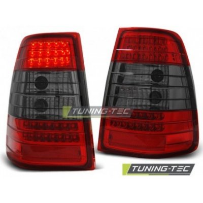 ZADNÍ SVĚTLA, LAMPY LED MERCEDES W124, E-CLASS COMBI, 1985-1998, KOUŘOVÉ, ČERVENÉ – Hledejceny.cz