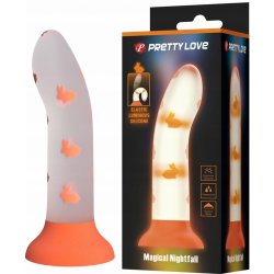 Pretty Love Magical Nightfall Dildo without Vibration Luminous Orange