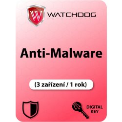 WATCHDOG ANTI-MALWARE 3 lic. 1 ROK (WAM-1Y-3U)