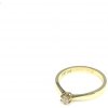 Prsteny Diante Zlatý prsten s briliantem D TR0193Y 10 2