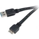 Akasa AK-CBUB13-15BK PROSLIM USB 3.0 Type A na micro B, 1,5cm