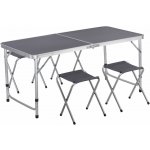 Greemotion 138462 skládací kempingový stůl se židlemi 120 × 60 × 70 cm – Zboží Mobilmania