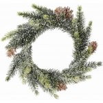 GASPER Smrkový věnec se sněhem P.25 cm zelený – Hledejceny.cz