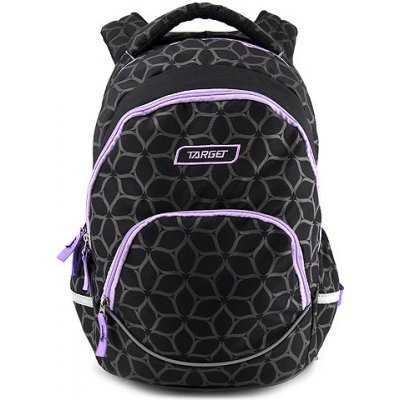 Target batoh fialovo-černá se vzorem