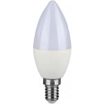 V-tac E14 LED žárovka 4,5W, 470lm, SAMSUNG chip, C37 Teplá bílá – Zboží Mobilmania