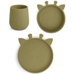 Nuuroo Judi Žirafa sada nádobí Olive Green 3 ks – Zboží Dáma