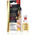 Eveline Cosmetics Nail Therapy regenerační elixír na nehty a nehtovou kůžičku Argan Elixir 8 in 1 12 ml – Zboží Dáma